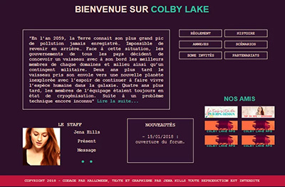 Halloween Colby Lake index complet codage